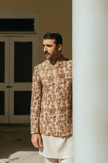 SHIMMER GOLD PRINCE COAT
